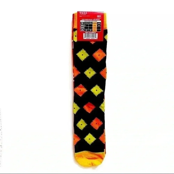 Cheez-It Crackers Novelty Crew Socks Cheez It Cheezits Mens size large - Picture 5 of 7